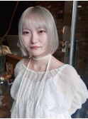 【macana指名】2回ブリーチホワイトベージュ登戸グレー