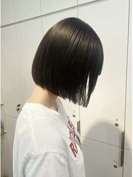 ロンドアンメゾン 原宿(Lond un Maison.) ぱつっとボブ/タッセルボブ/韓国ボブ/顔周りカット/バングカット