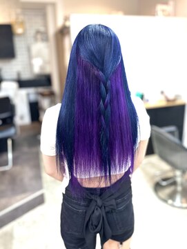 ゲート(GATE.) ＊SAKI＊紫×ネイビー