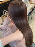 ショコラブラウン/髪質改善トリートメント/透け感カラー/艶髪