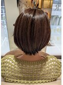 ツヤカラー30代40代50代髪質改善白髪染めハイライト藤沢