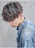 刈り上げマッシュツイストスパイラルシャドウパーマ