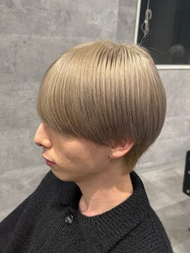 ルイス(L'wis) 王道ミルクティベージュ×マッシュ