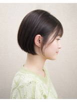 ヘアスタジオヘーフリヒ(HAIR STUDIO HoFLICH)&nbsp;切りっぱなし/大人ショート/大人ボブ/ワンレン/シースルー