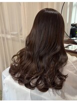 ヨーク(YOKE)&nbsp;チョコレートベージュ/艶カラー/韓国/前髪カット/イエベカラー