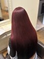 エクファ ヘア シェリル 草津 南草津店(ex-fa hair cherir)&nbsp;艶感際立つ大人ワインレッド