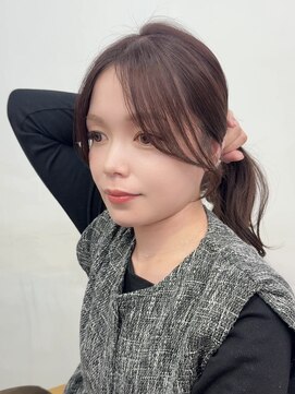 ビューネオ(VIEW NEO) 結んでも可愛い顔周り/韓国ヘア/小顔カット/谷町四丁目