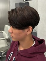 エルマーク 松山(L-MARK) マッシュヘア/黒髪/メンズカット/men's/フェザーパーマ