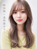 シーナ バイ マグ(siina. by Mag)&nbsp;ブリーチなしカラーで叶う透明感カラー×顔周りレイヤー