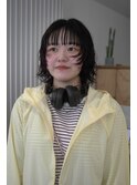 伸ばしかけボブパーマ