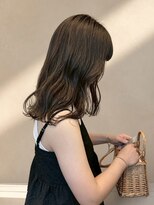 ロマリア ヒルズ 表参道 原宿(Lomalia HILLS)&nbsp;艶髪グレージュケアカラーナチュラルアッシュベージュ