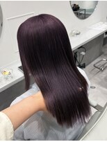 ヴィヒタ 川越 本川越(VIHTA.)&nbsp;ダークパープル×ミディアムレイヤー×ブリーチカラー川越本川越