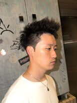 ハイル(Heil) メンズアップバング/ブッダパーマ/スパイキーショート