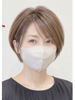 エメールヘア(aimere hair)&nbsp;４０代女性大人可愛い丸みくびれショートボブ