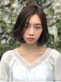 Aラインの上品ボブ♪
