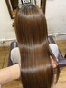 癖を伸ばして自然で柔らかな髪質に！！酸性ストレート￥34100
