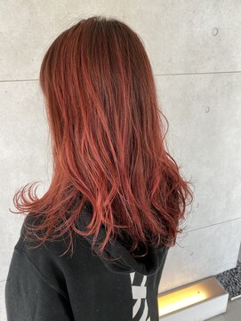 グランアディクト(Gran addict) ワインレッドハイライトカラー