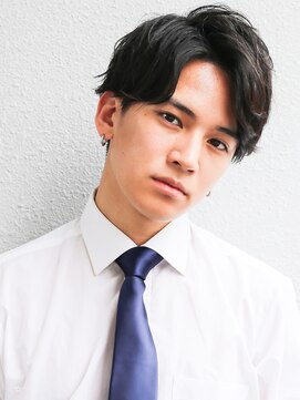 ラルユー 金山(LallYou) かき上げヘア/イメチェンヘアスタイル/パーマ/黒髪