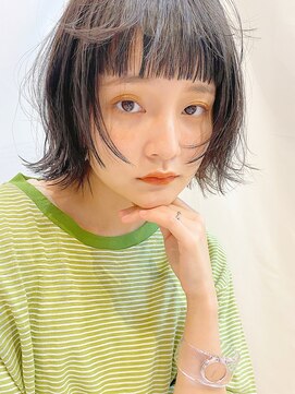 ディッセンバー 神宮前(December) 【laundry】ナチュラルボブウルフ