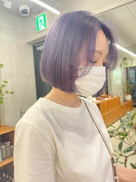 ナル(nalu.) ラベンダーカラー / ケアブリーチ / ボブ