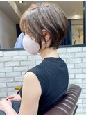 前下がり/絶壁解消/ひし形/大人ショートボブ/30代/40代★猪狩★