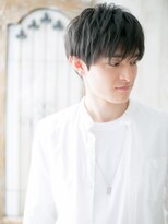 モッズヘアメン 札幌月寒店(mod's hair men) ≪mod's men≫アッシュブラックで旬な男前♪スリークショートf