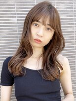 アルバム 渋谷パルコ(ALBUM) 韓国風くびれヘア_チェリーブラウンフェミニンロング_38722