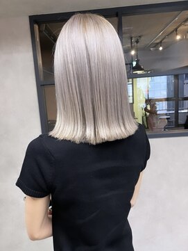 サニー 渋谷(SUNNY) ハイトーン、ハイライト、ミルクティーベージュ、グレージュ