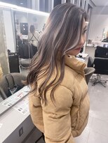 キング 梅田(K!ng)&nbsp;梅田ハイライト梅田バレイヤージュ梅田ミルクティーベージュ