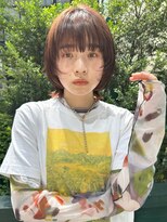 顔周りカット/レイヤーカット/レイヤーボブ/ボブウルフ/銀座