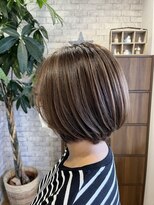 ジェービーヘア 稲毛(jb hair)&nbsp;大人ボブ/白髪ぼかしハイライト/グレージュカラー/大人かわいい