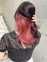 ディア(.eer) インナーカラー/チェリーピンク .eer shinsaibashi/minamisemba