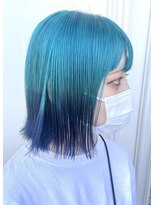 グラスペディア(graspedia) ターコイズブルーグラデーションm