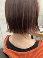 アミ 水戸店(amie)&nbsp;外ハネボブ×暖色カラー