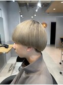 ブロンド マッシュ