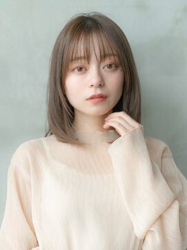 イオ 本厚木(io) レイヤーボブ似合わせカットワイドバングイメチェン小顔