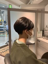 オナー(honor)&nbsp;20代30代40代小顔ハンサムショートアッシュブルーブラック