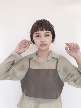 トニーアンドガイ 青山店(TONI & GUY) マッシュショートおしゃれ女子ウルフヘアウェーブヘア