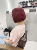 ハピネス 梅田茶屋町店(HAPPINESS) ブリーチなしダブルカラー/カシスピンク