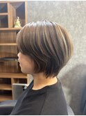 ショートレイヤーで大人洒落スタイル♪