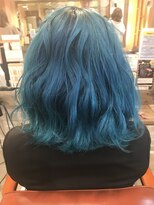 ネオリーブサイン 大森店(Neolive sign) ブリーチ2回 ターコイズブルー【大森】