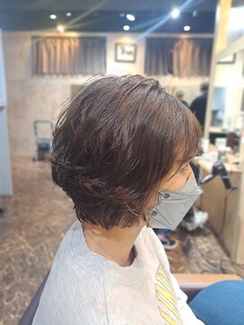 アンフィ 新杉田(Anphi) ショートボブ×パーマ