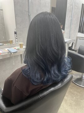 モエバイアリア(Moe by aria) ブルーグラデーション！！