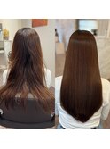 髪質改善ストレート