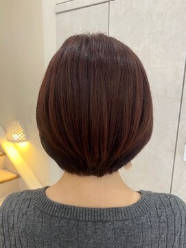 シア 春日部店(SHEER) 【Hitomi】ショートボブ×ピンクベージュ