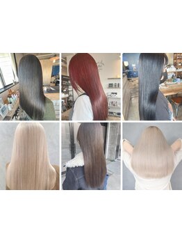 髪質に合わせたナチュラルな仕上りを叶える髪質改善ストレート。ダメージレスで滑らかな手触りを実現◆