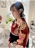 袴着付け/卒業式着付け/袴ヘアセット/袴ヘアアレンジ/卒業式ヘア