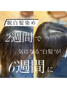 ビュートリアム265(BEAUTRIUM 265) 脱白髪染め/白髪ぼかしハイライト/イルミナカラー△3