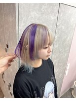 ガルボヘアー 心斎橋店(garbohair) ハイトーン10代20代学生デザインカラーダブルカラーケアブリーチ