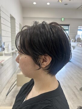 テラス ヘアアンドボタニカル(terrace) terrace岩政/ふんわりショート/30代40代/姪浜